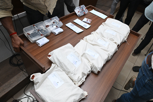 Five arrested